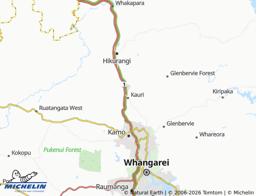 Mapa MICHELIN Kauri - ViaMichelin