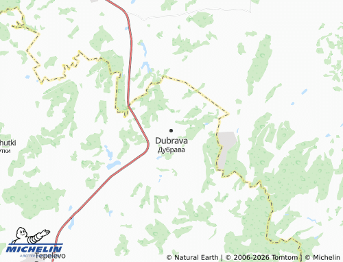MICHELIN-Landkarte Dubrava - ViaMichelin
