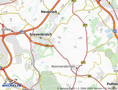 MICHELIN Barrenstein map - ViaMichelin