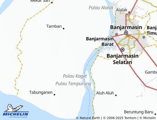 MICHELIN Sungai Jingah Besar map - ViaMichelin