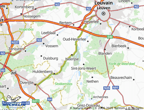 Mapa MICHELIN Neerijse - ViaMichelin