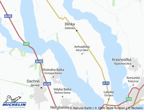 Mapa MICHELIN Cherevychne - ViaMichelin