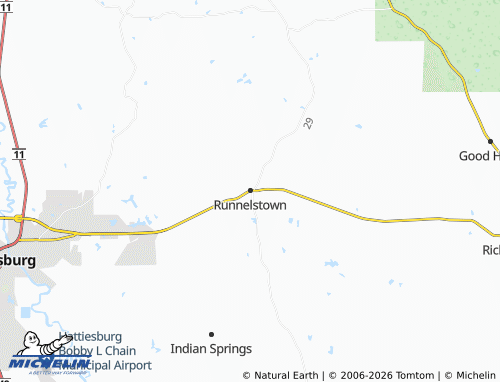 Mapa MICHELIN Runnelstown - ViaMichelin