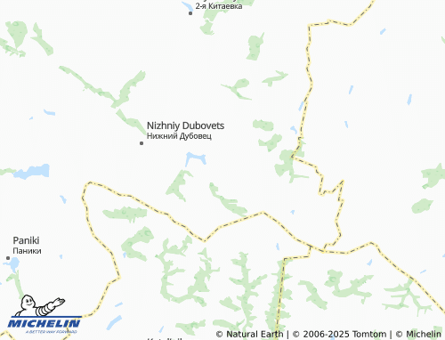MICHELIN Vyshniy Dubovets map - ViaMichelin
