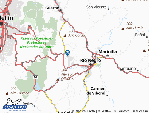 MICHELIN Abreito map - ViaMichelin