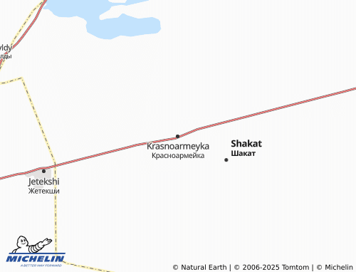 MICHELIN Krasnoarmeyka map - ViaMichelin