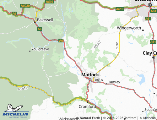 Carte MICHELIN Two Dales - ViaMichelin