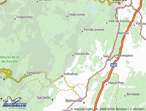 MICHELIN Famalicão map - ViaMichelin