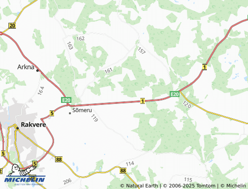 MICHELIN Katku map - ViaMichelin