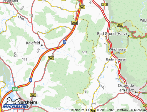 MICHELIN-Landkarte Willershausen - ViaMichelin