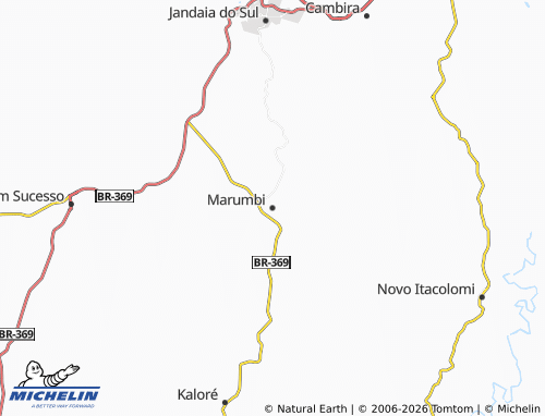 Carte MICHELIN Marumbi - ViaMichelin