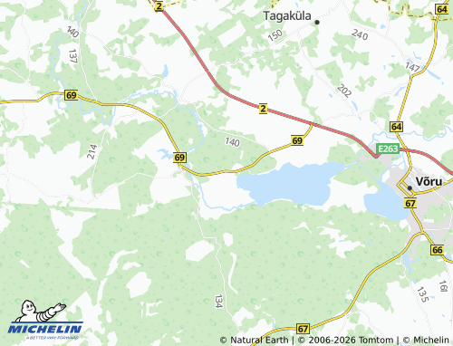 Mappa MICHELIN Järvere - ViaMichelin