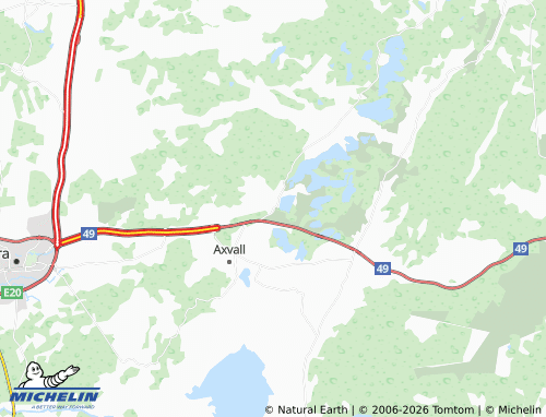 Carte MICHELIN Skärv - ViaMichelin