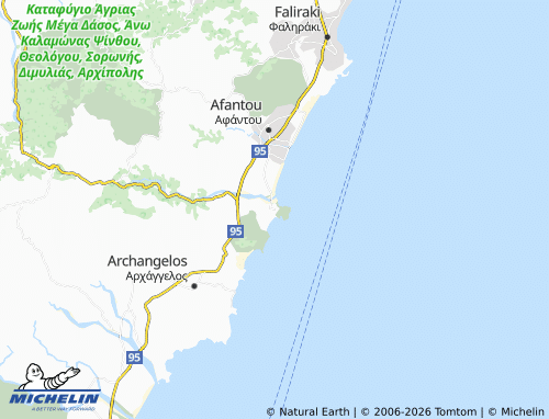 Carte MICHELIN Kolympia - ViaMichelin