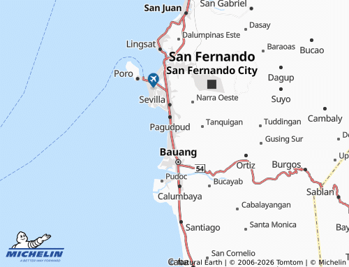 MICHELIN Paringao map - ViaMichelin