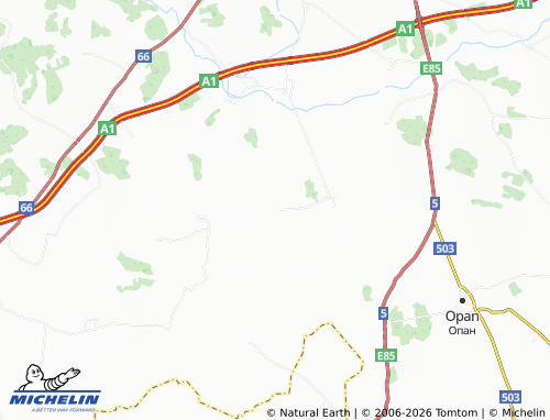 MICHELIN Borovo map - ViaMichelin