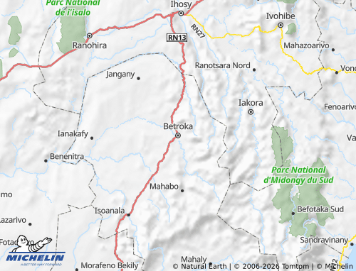 Mappa MICHELIN Betroka - ViaMichelin