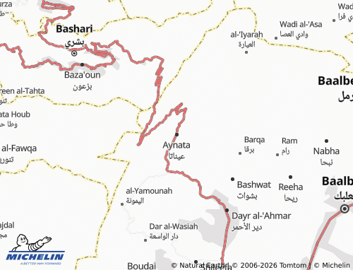 Mapa MICHELIN Aynata - ViaMichelin