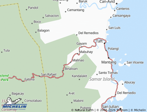 MICHELIN San Pablo map - ViaMichelin
