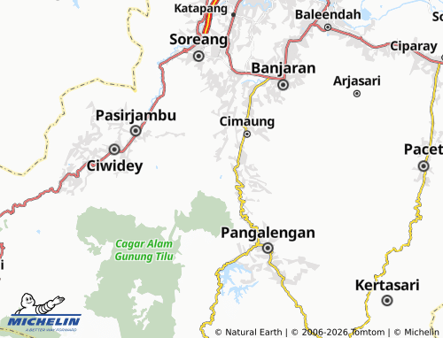 MICHELIN Lamajang map - ViaMichelin