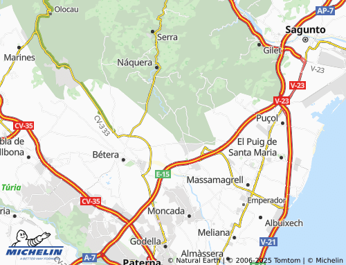Carte MICHELIN Lloma Llarga - ViaMichelin