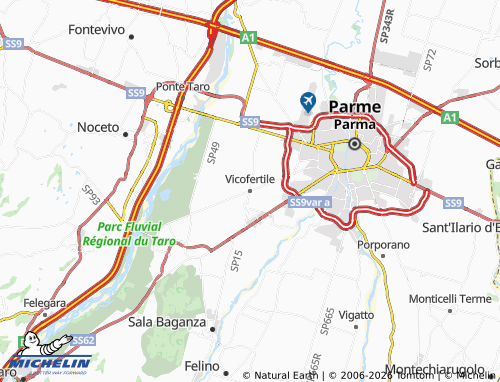 Kaart MICHELIN Vicofertile - ViaMichelin