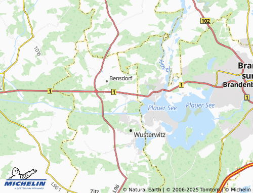 MICHELIN-Landkarte Woltersdorf - ViaMichelin