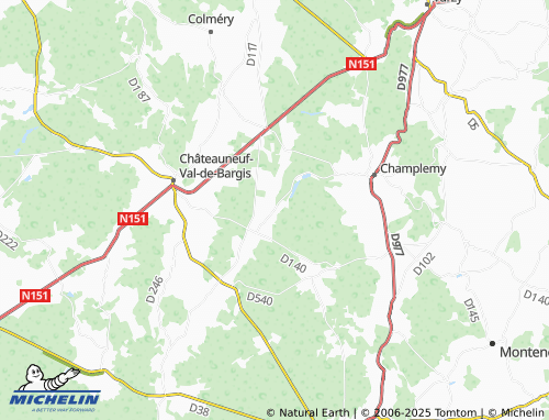 Carte MICHELIN La Lombarderie - ViaMichelin