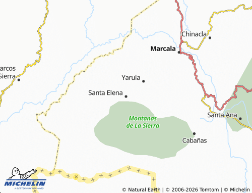 MICHELIN Santa Elena map - ViaMichelin