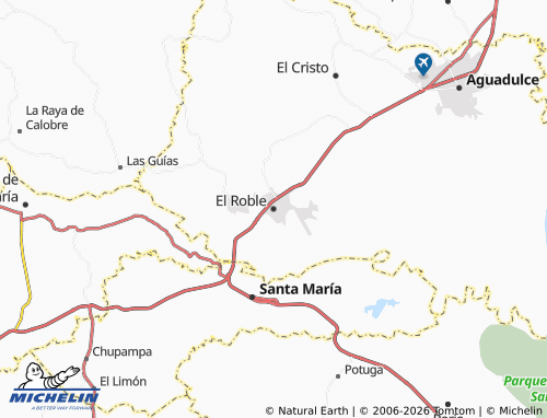 MICHELIN El Roble map - ViaMichelin