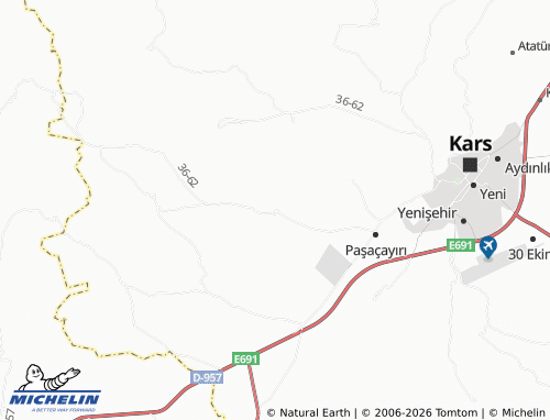 MICHELIN-Landkarte Bozkale - ViaMichelin