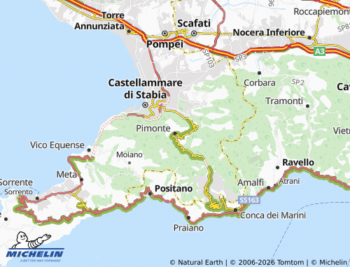 MICHELIN Pimonte map - ViaMichelin