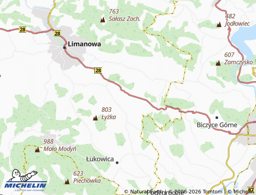 MICHELIN Kanina map - ViaMichelin