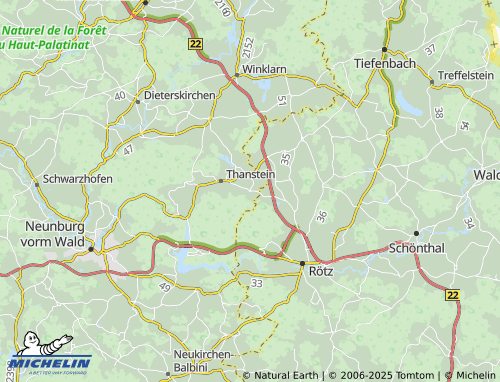 MICHELIN Berg map - ViaMichelin