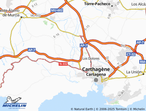 MICHELIN Pozo Los Palos map - ViaMichelin