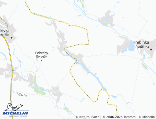 Mapa MICHELIN Serbynivka - ViaMichelin