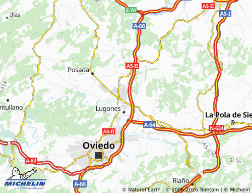 MICHELIN-Landkarte Silvota - ViaMichelin