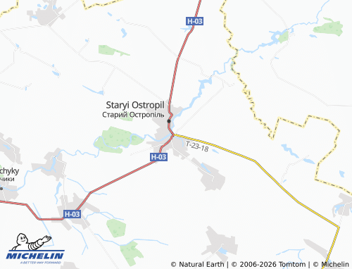 Carte MICHELIN Serbynivka - ViaMichelin