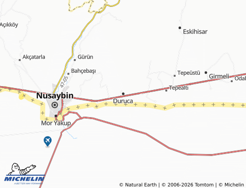 Mappa MICHELIN Duruca - ViaMichelin