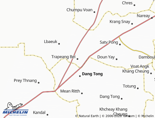 Mapa MICHELIN Trapeang Bei - ViaMichelin