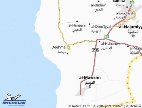 MICHELIN As Sahi map - ViaMichelin