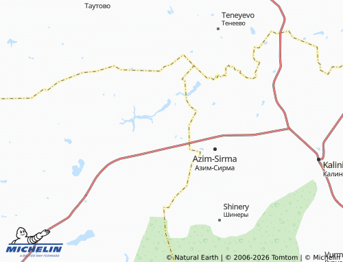 MICHELIN-Landkarte Yumanay - ViaMichelin