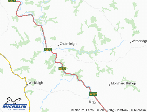 Carte MICHELIN Chawleigh - ViaMichelin
