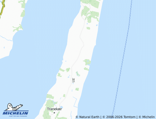 MICHELIN Tressebølle map - ViaMichelin