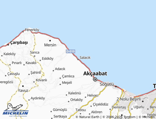 MICHELIN Salacık map - ViaMichelin