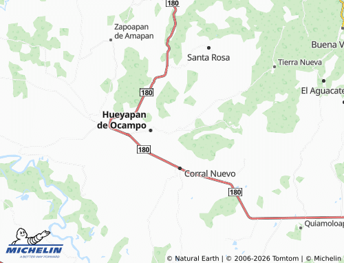 Mapa MICHELIN Palo Blanco - ViaMichelin