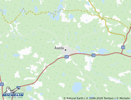 MICHELIN-Landkarte Åseda - ViaMichelin