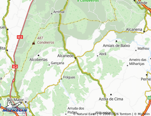 Mapa MICHELIN Alcanede - ViaMichelin