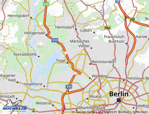 Mapa MICHELIN Borsigwalde - ViaMichelin