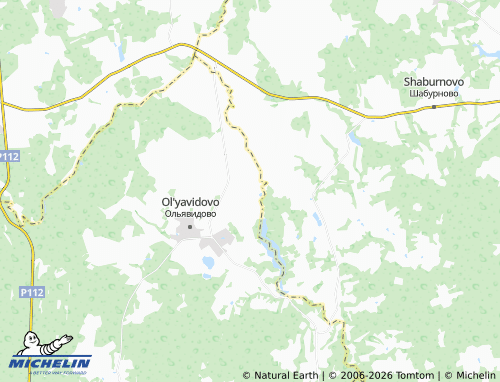 Carte MICHELIN Slobodishchevo - ViaMichelin